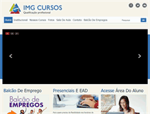 Tablet Screenshot of imgcursos.com